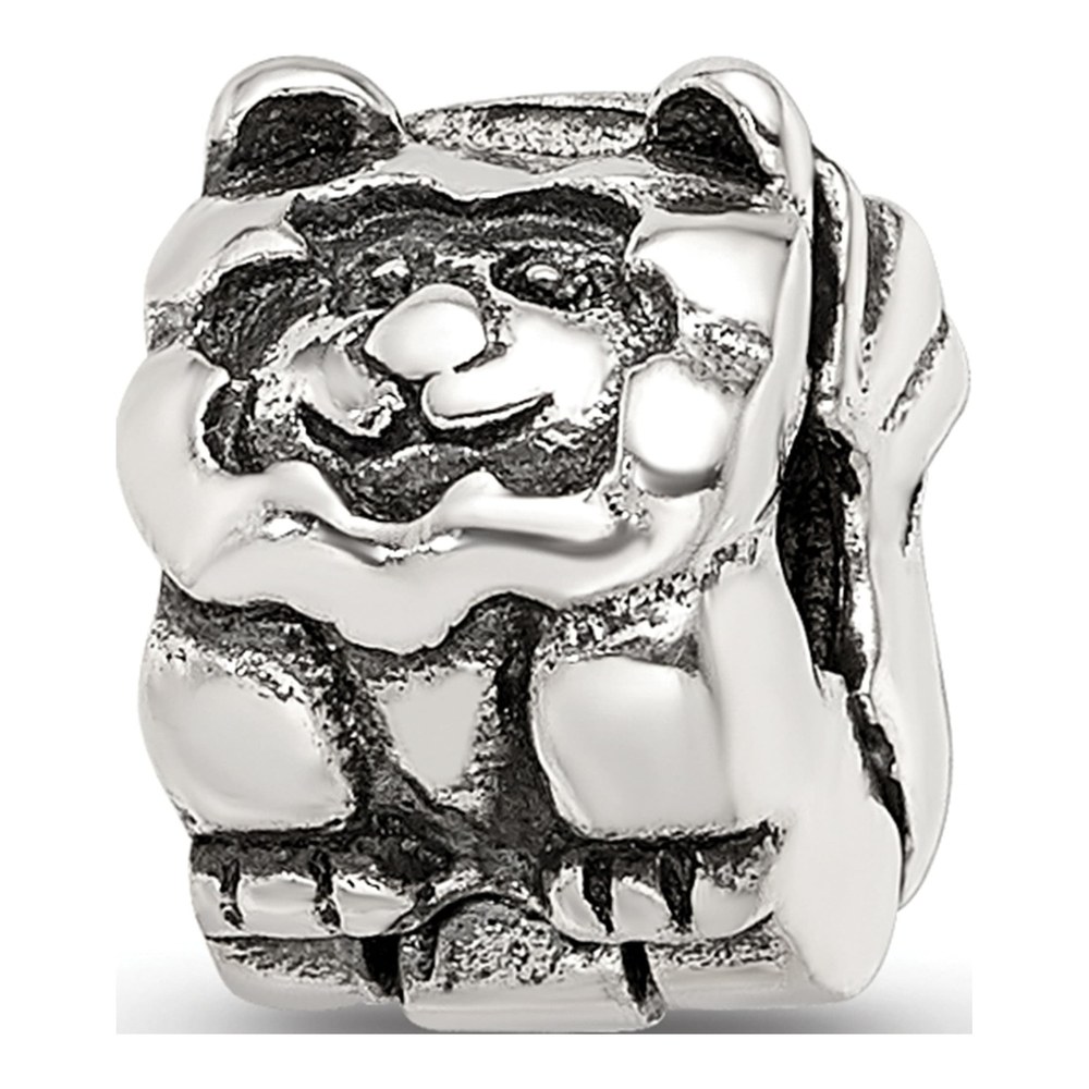 Sterling Silver Kids Lion Clip Bead
