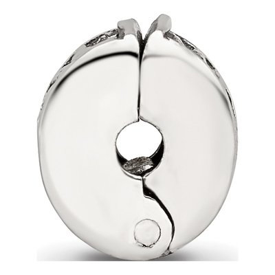 Sterling Silver Kids Floral Clip Bead – view 4