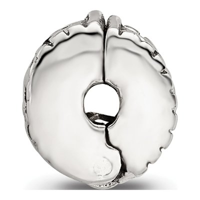 Sterling Silver Kids Floral Clip Bead – view 4