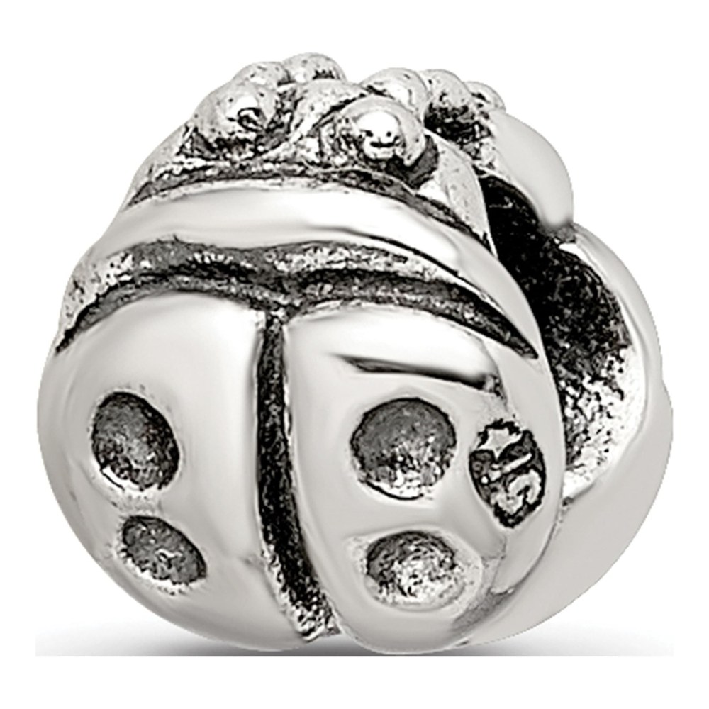 Sterling Silver Kids Ladybug Bead