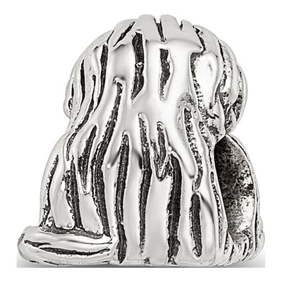 Sterling Silver Kids Puppy Bead – view 7