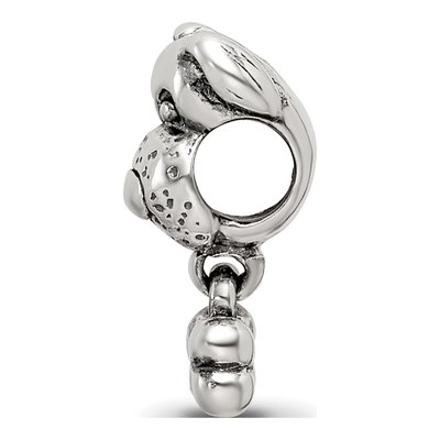 Sterling Silver Kids Dog Bone Bead – view 4
