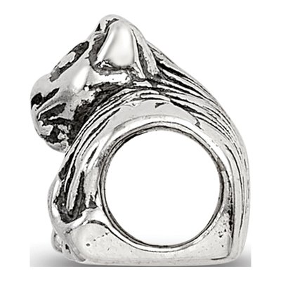 Sterling Silver Kitten Bead – view 4