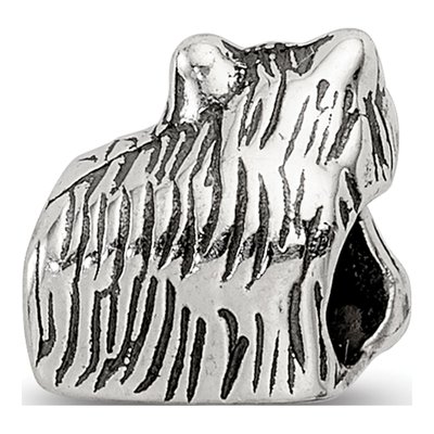 Sterling Silver Kitten Bead – view 7