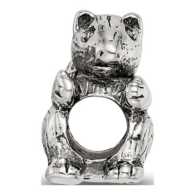 Sterling Silver Kids Squirrel Bead – view 4