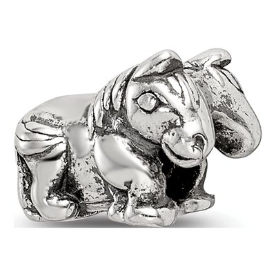 Sterling Silver Kids Horse Bead – view 7