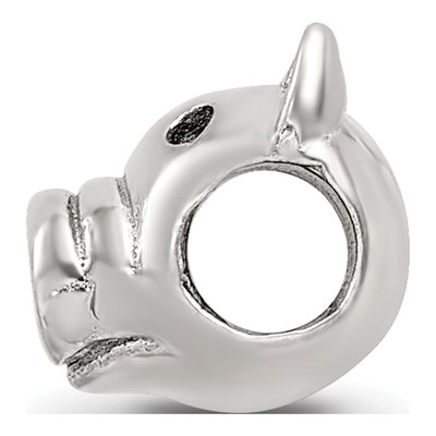 Sterling Silver Kids Pig Bead – view 4