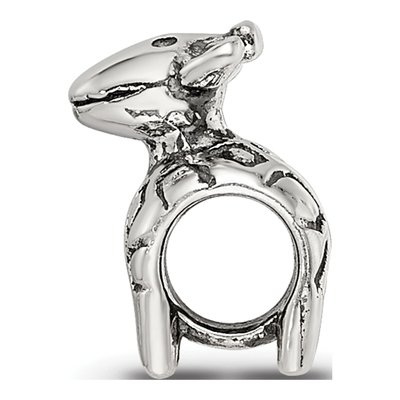 Sterling Silver Kids Giraffe Bead – view 4
