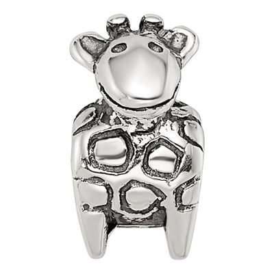 Sterling Silver Kids Giraffe Bead – view 5