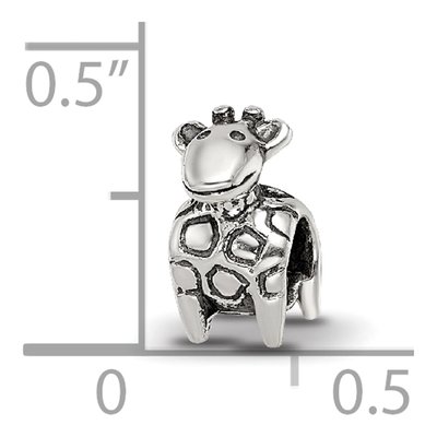 Sterling Silver Kids Giraffe Bead – view 6