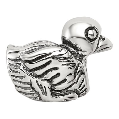 Sterling Silver Kids Duck Bead – view 5