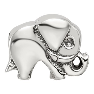 Sterling Silver Kids Elephant Bead – view 6