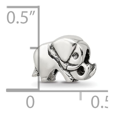 Sterling Silver Kids Elephant Bead – view 7