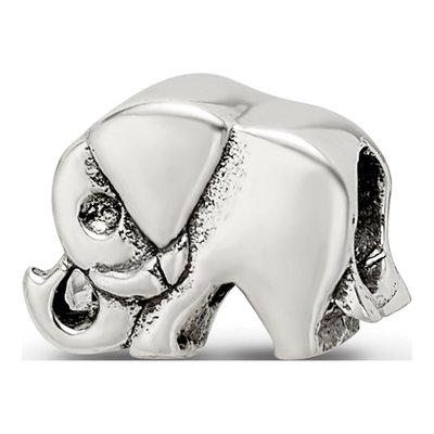 Sterling Silver Kids Elephant Bead – view 8