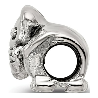 Sterling Silver Kids Elephant Bead – view 4
