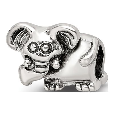 Sterling Silver Kids Elephant Bead