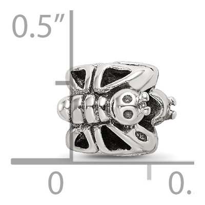 Sterling Silver Kids Butterfly Bead – view 7