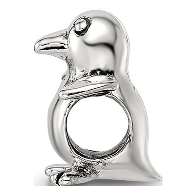 Sterling Silver Kids Bird Bead – view 4