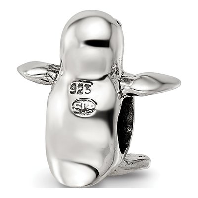 Sterling Silver Kids Bird Bead – view 7