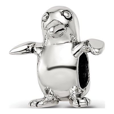 Sterling Silver Kids Bird Bead