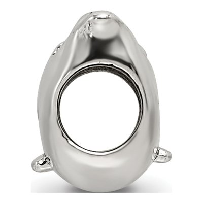 Sterling Silver Kids Whale Bead – view 4