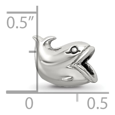 Sterling Silver Kids Whale Bead – view 7