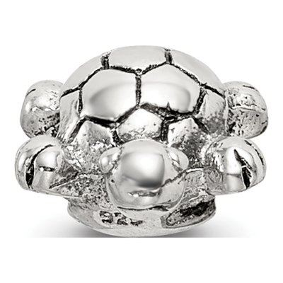 Sterling Silver Kids Turtle Bead – view 8