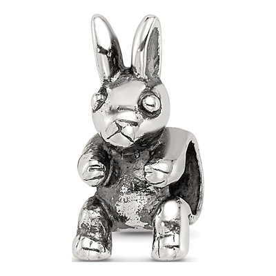Sterling Silver Kids Bunny Bead