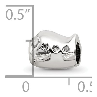 Sterling Silver Kids Airplane Bead – view 8