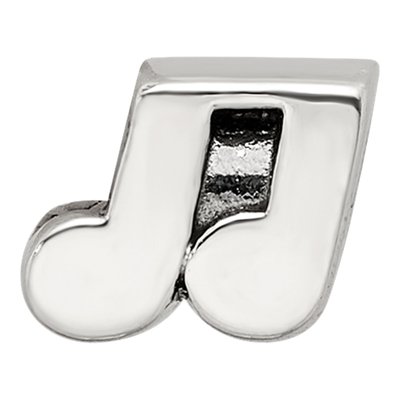 Sterling Silver Kids Music Notes Bead – view 5