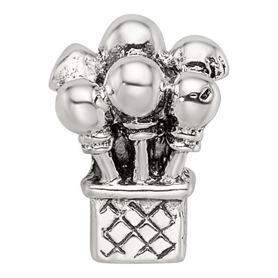 Sterling Silver Kids Balloons Bead – view 5