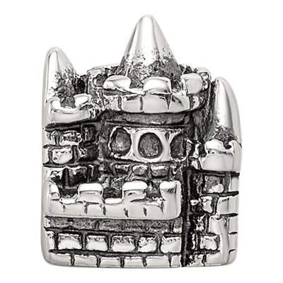 Sterling Silver Kids Castle Bead – view 5