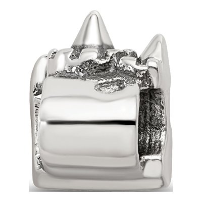 Sterling Silver Kids Castle Bead – view 7