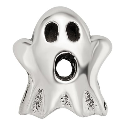 Sterling Silver Kids Ghost Bead – view 5