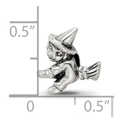 Sterling Silver Kids Witch Bead – view 7