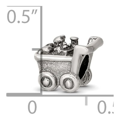 Sterling Silver Kids Shopping Cart Bead – view 7