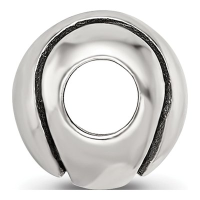 Sterling Silver Kids Tennis Ball Bead – view 4