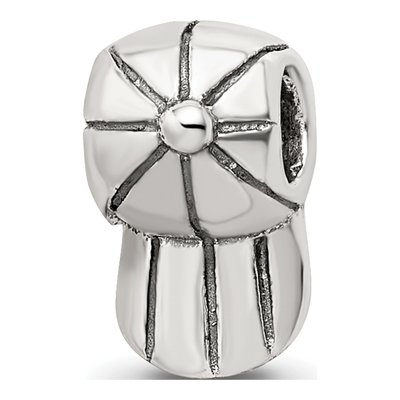 Sterling Silver Baseball Cap Bead – view 7