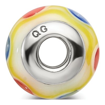 Sterling Silver Kids Glass Bead – view 4