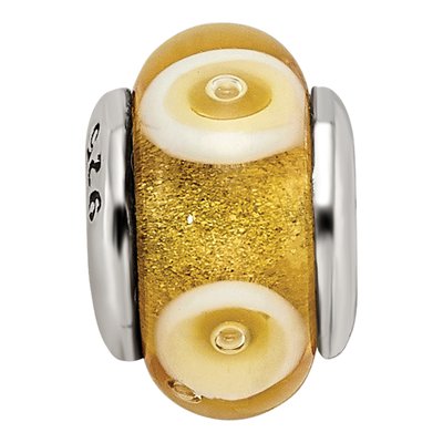 Sterling Silver Kids Glass Bead – view 6