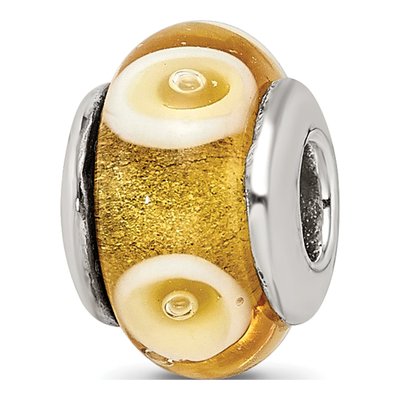 Sterling Silver Kids Glass Bead