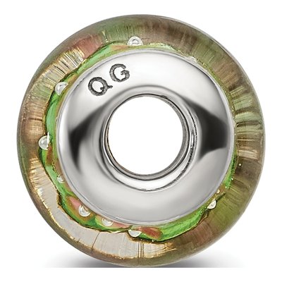 Sterling Silver Kids Hand-Blown Glass Bead – view 4