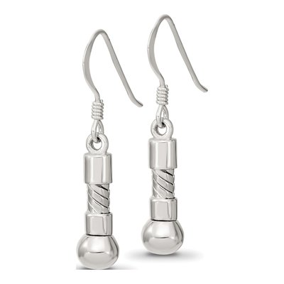 Sterling Silver Short Dangle Earrings – view 3