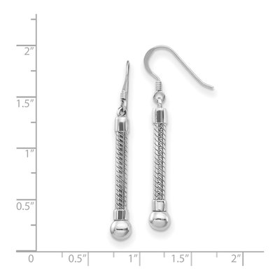 Sterling Silver Long Dangle Earrings – view 4