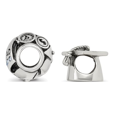 Sterling Silver Graduation Boxed Set Bead – view 2