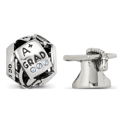 Sterling Silver Graduation Boxed Set Bead – view 3