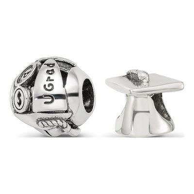 Sterling Silver Graduation Boxed Set Bead – view 4