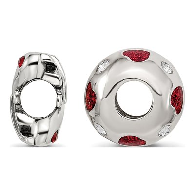 Sterling Silver Love Set Bead – view 2