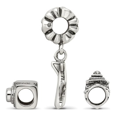 Sterling Silver Travel Bug Bead Set – view 2