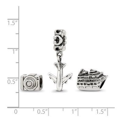 Sterling Silver Travel Bug Bead Set – view 5